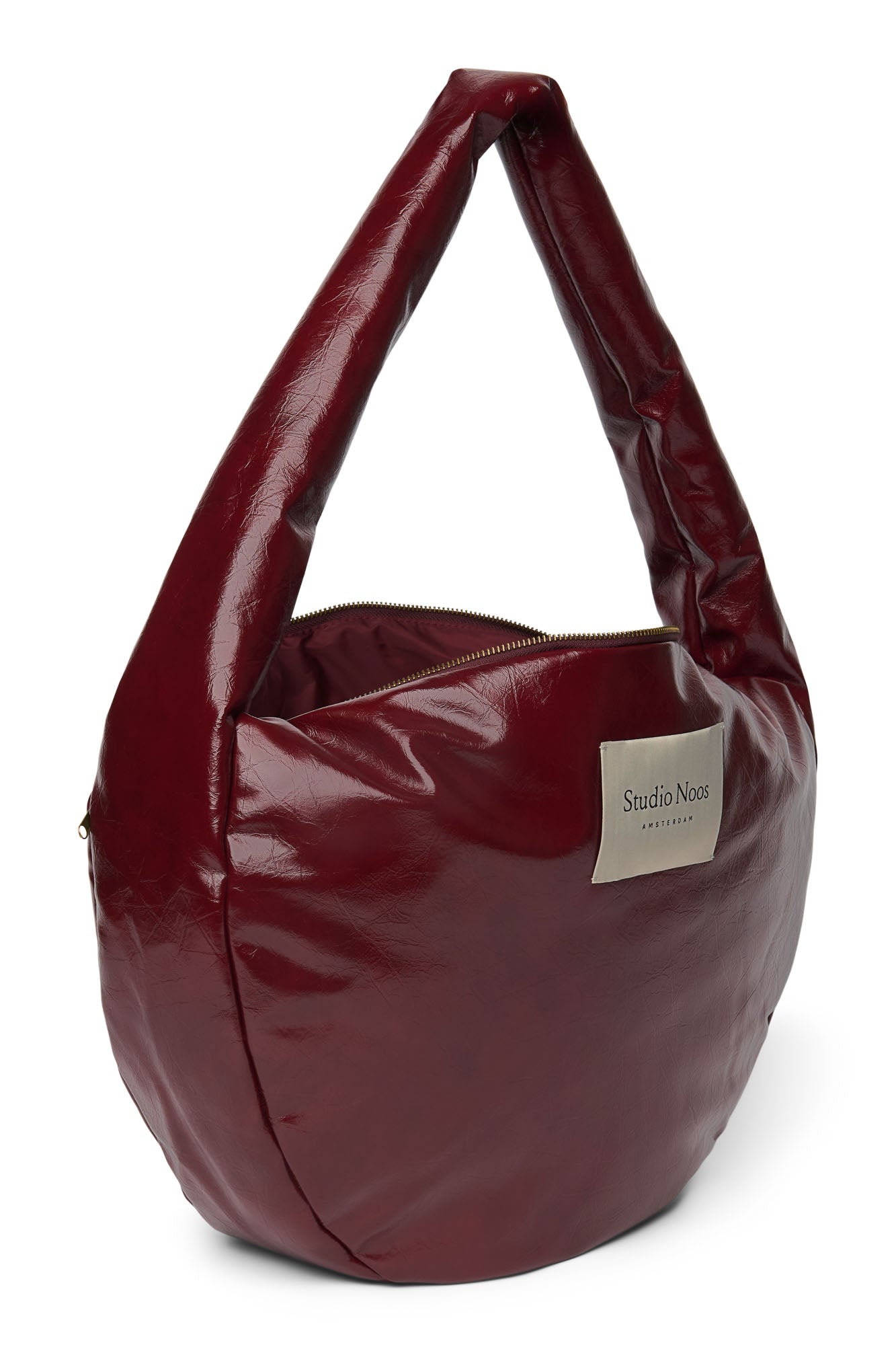 Studio Noos - Vegan Leather Cross Body Bag - Burgundy