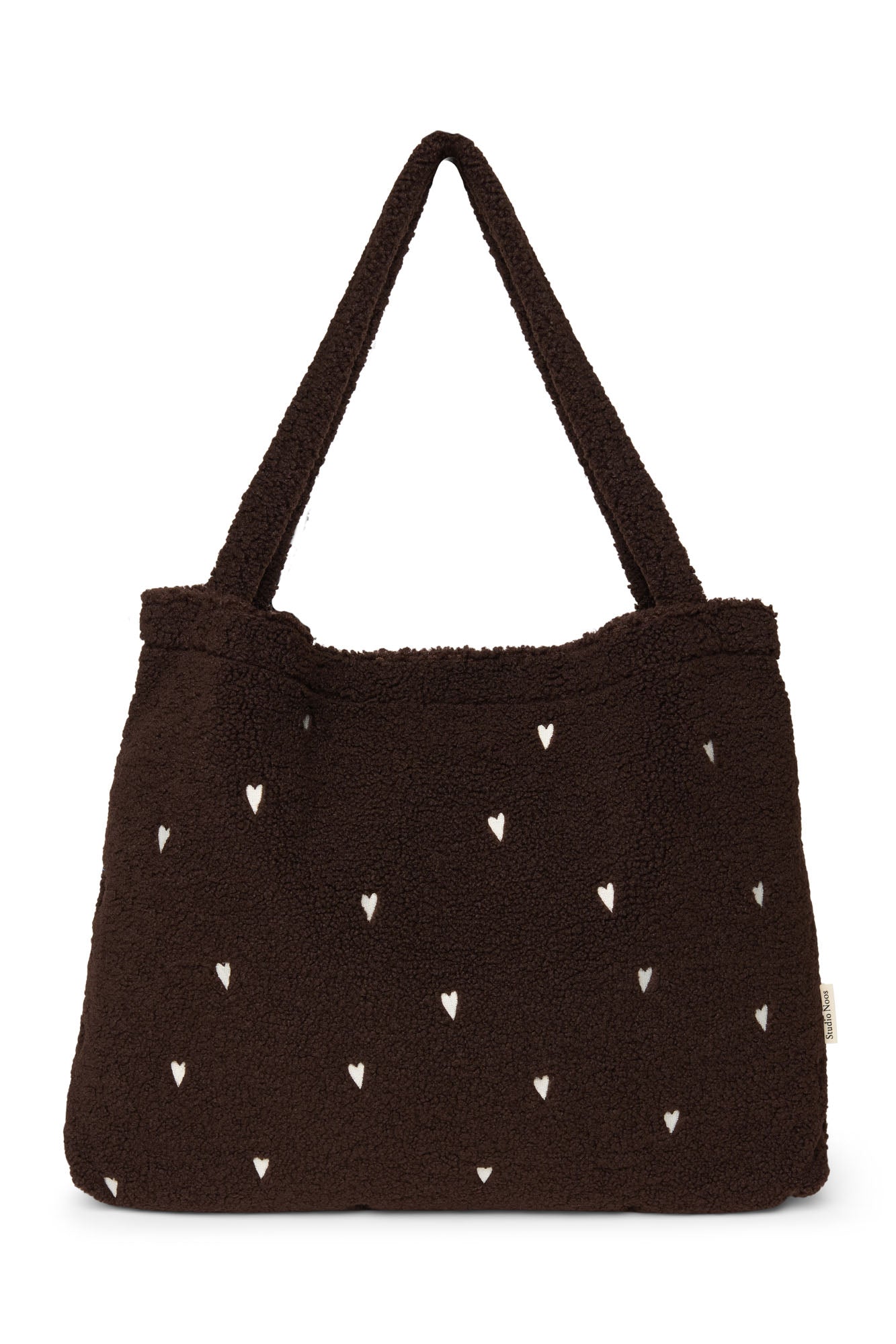 Pearls and Swines Studio Noos - Teddy Mom bag - Chocolate Hearts - Pearls & Swines