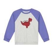 Daily Brat Daily Brat - Daily Sweater Dino - Daily Grey - Pearls & Swines