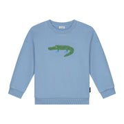 Daily Brat Daily Brat - Croco in Crocs Sweater - For Ever Blue - Pearls & Swines