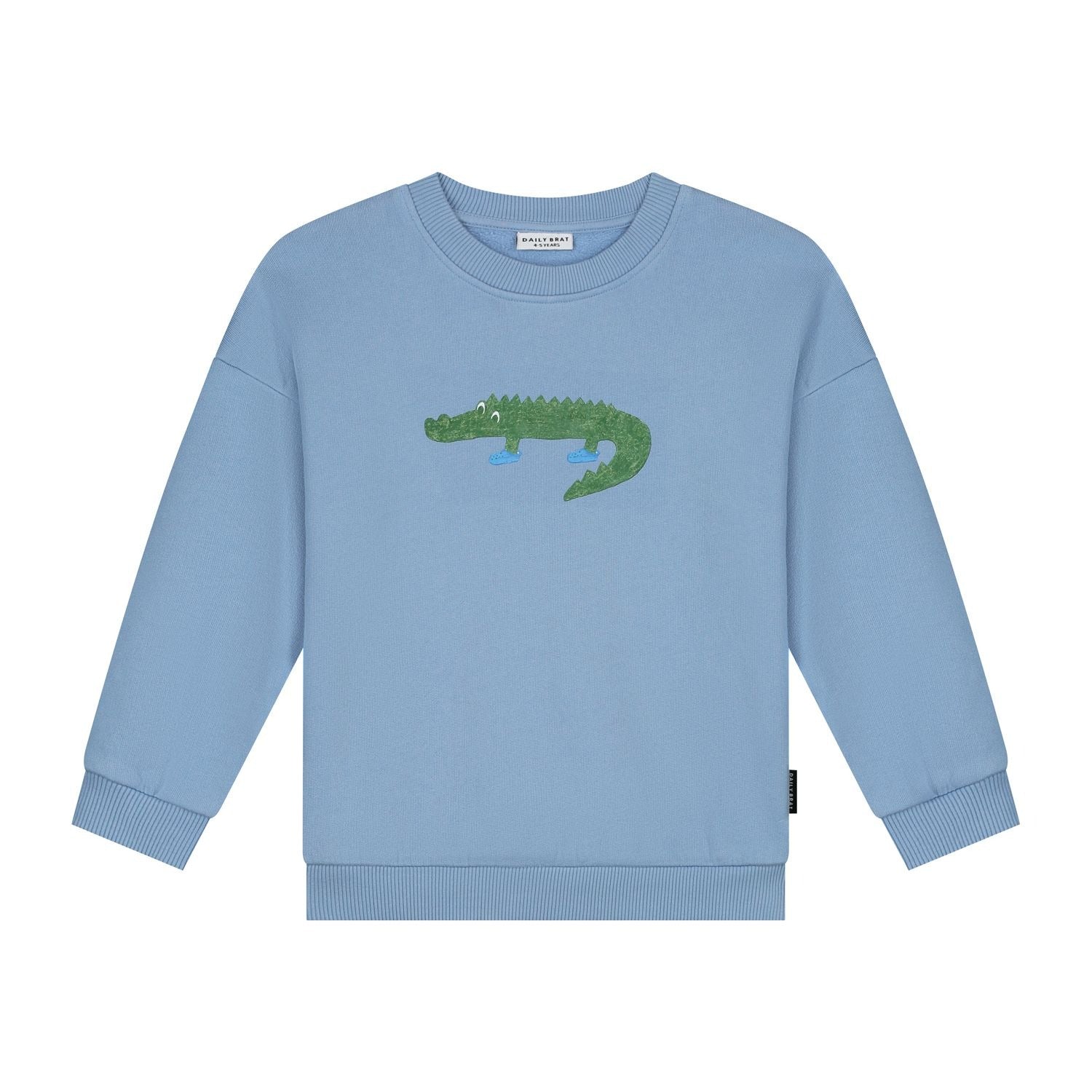 Daily Brat Daily Brat - Croco in Crocs Sweater - For Ever Blue - Pearls & Swines