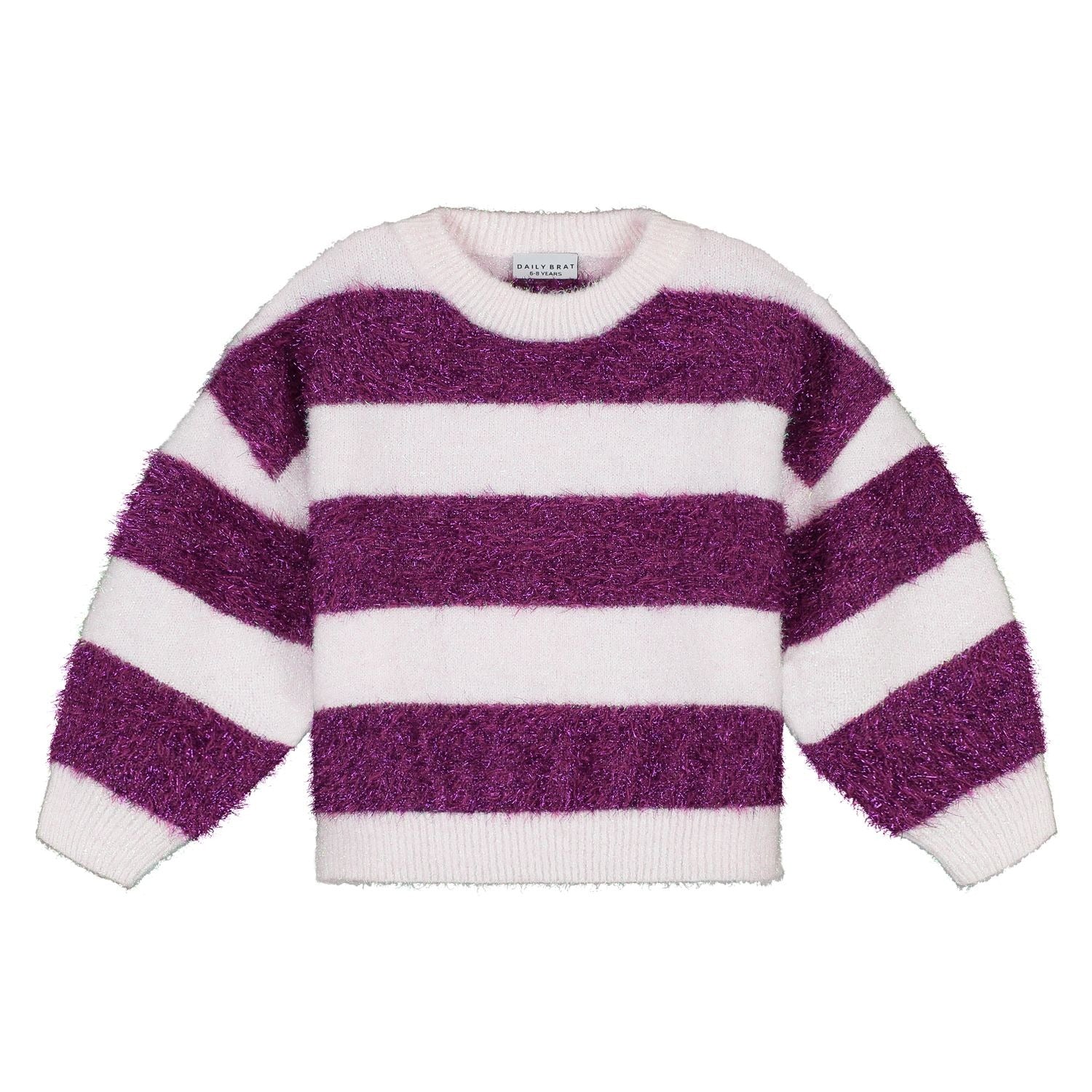Daily Brat Daily Brat - Twinkle Striped Sweater - Glitterdust - Pearls & Swines