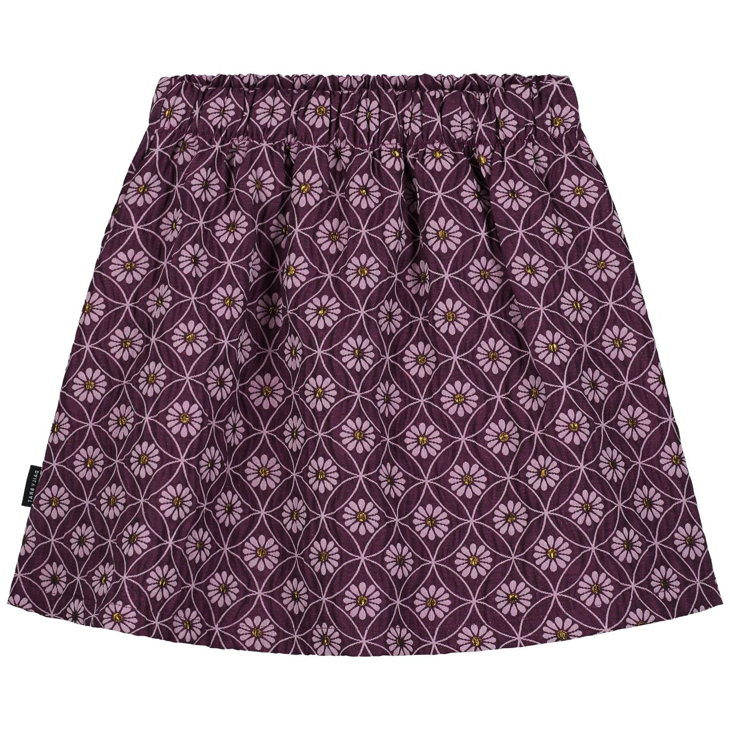 Daily Brat Daily Brat - Brilliant Bloom Skirt - Glittery Flower - Pearls & Swines