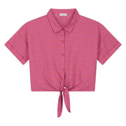 Daily Brat Daily Brat - Knotty Shirt Pink - Pearls & Swines