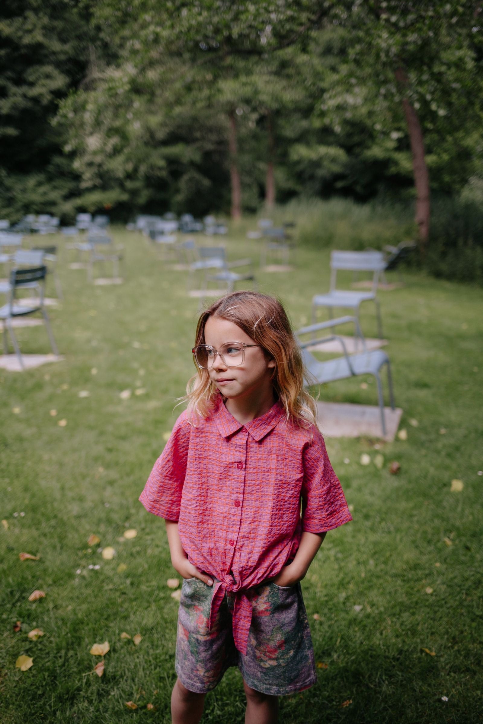 Daily Brat Daily Brat - Knotty Shirt Pink - Pearls & Swines