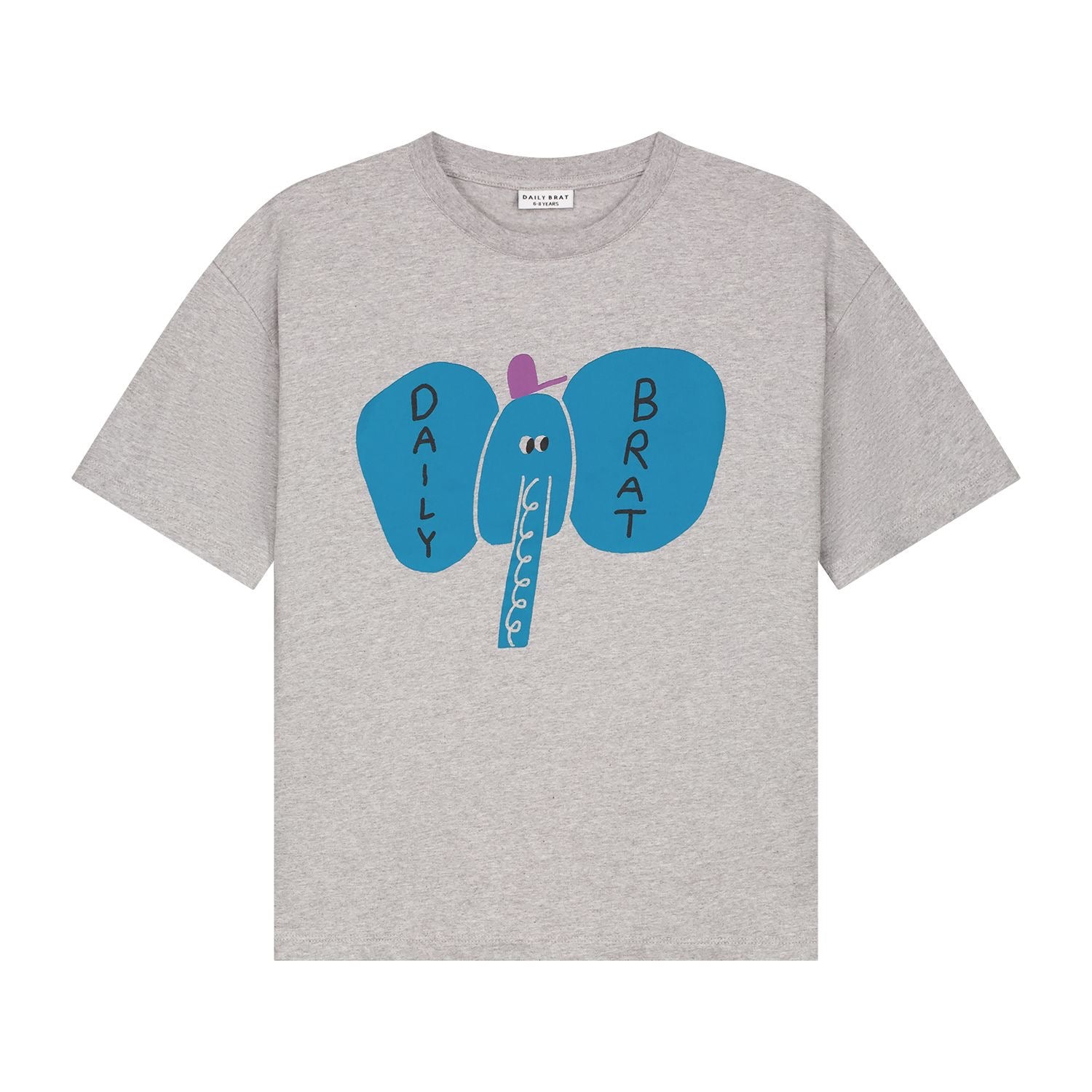 Daily Brat Daily Brat - Elefancy t-shirt Grey - Pearls & Swines