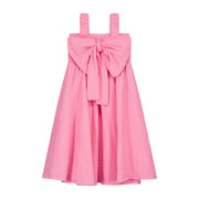 Daily Brat Daily Brat - Bow Dress Pink Cosmos - Pearls & Swines