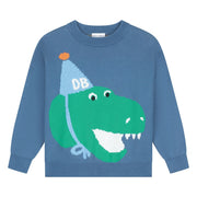 Daily Brat Daily Brat - Knitted Sweater - Daffy Dino - Pearls & Swines