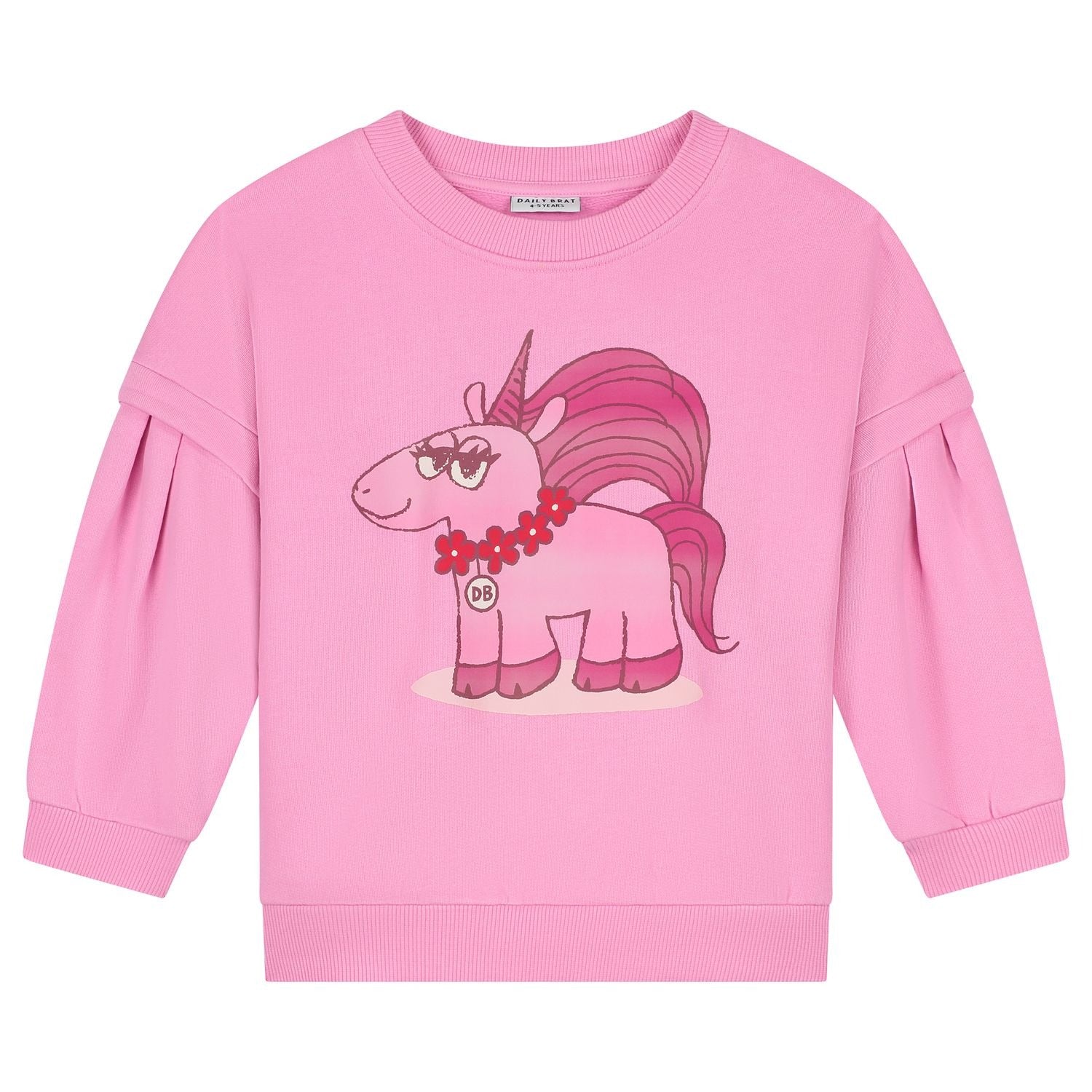 Daily Brat Daily Brat - Sweater - Sassy Unicorn Purple - Pearls & Swines