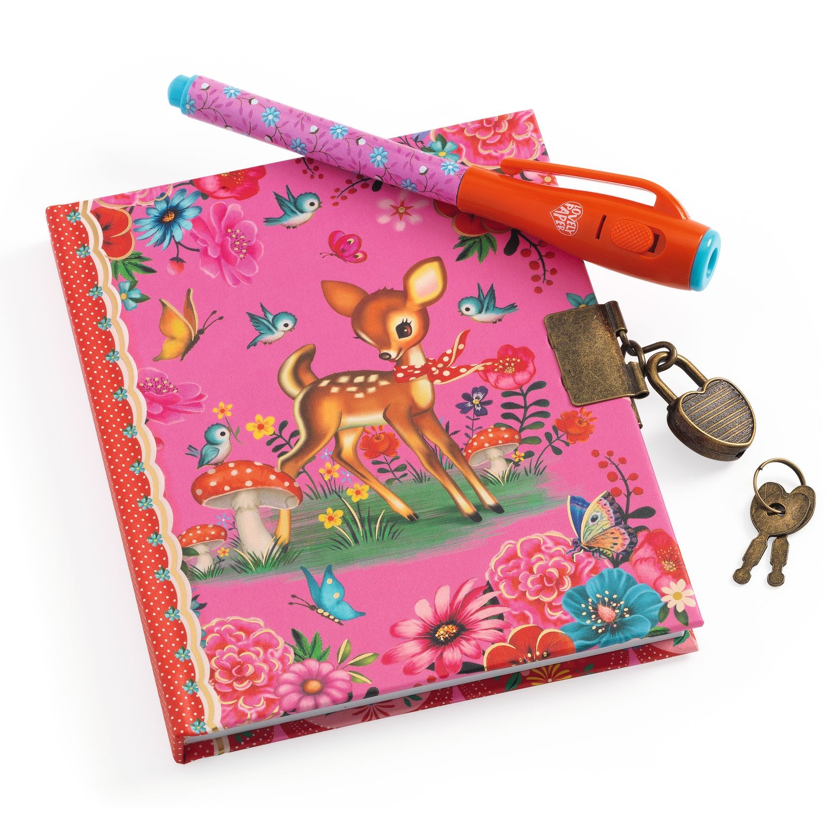 Djeco - Little secret notebook/magic pen - Fiona