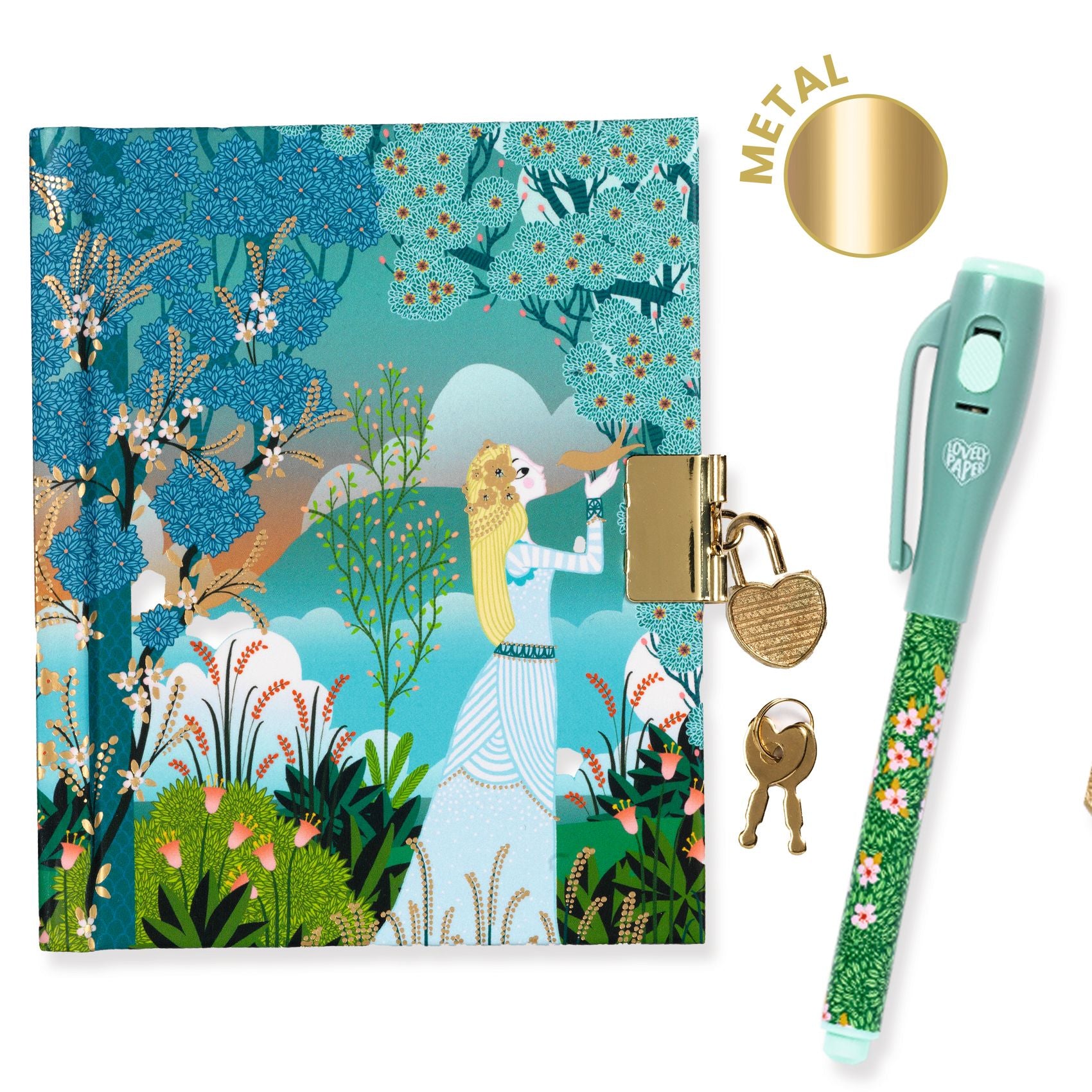 Djeco - Little secret notebook/magic pen - Charlotte
