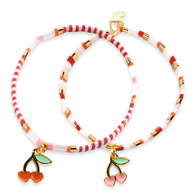 Djeco Djeco Duo Jewels - Tila and Cherries - Pearls & Swines