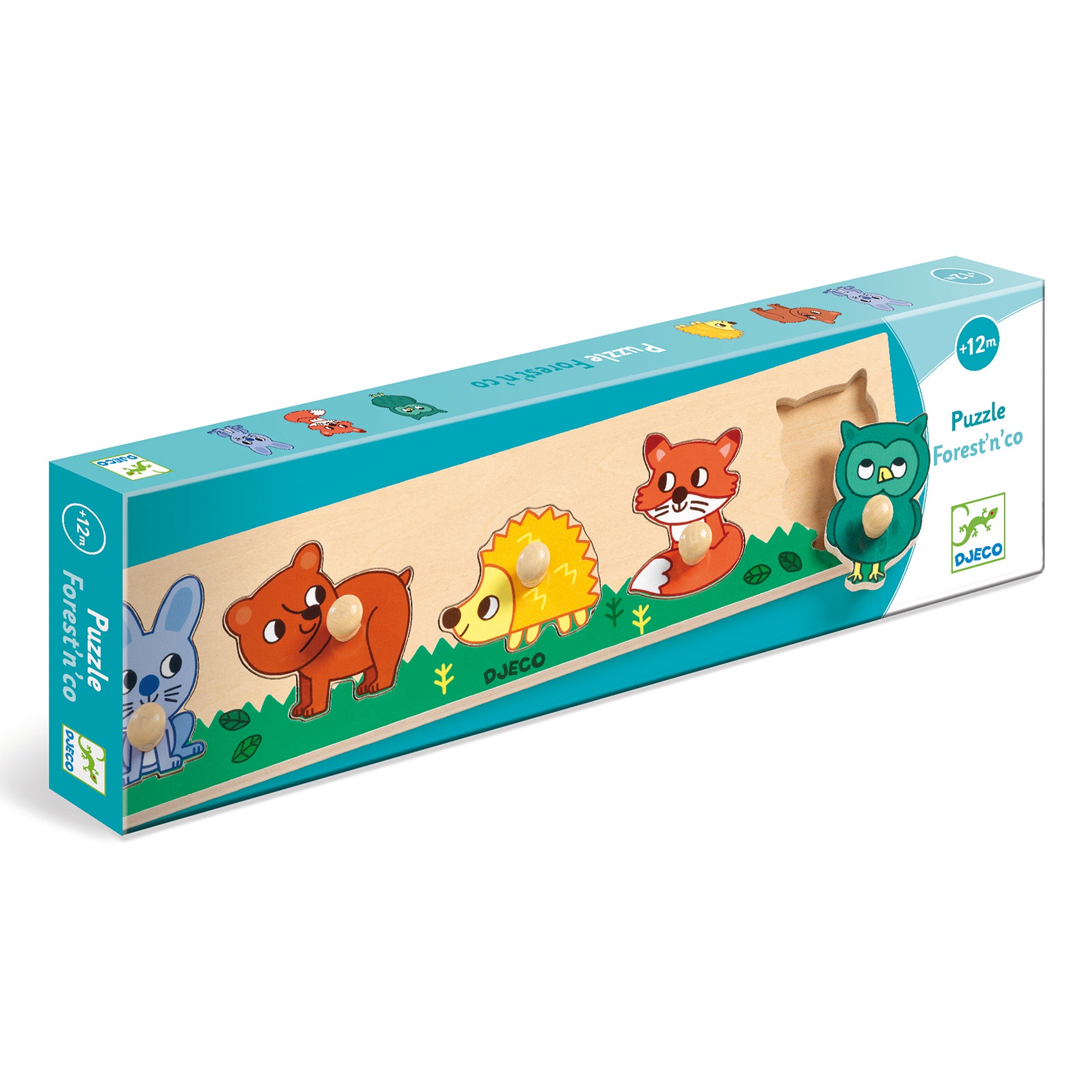 Djeco - Wooden Puzzle - Forest'n'co