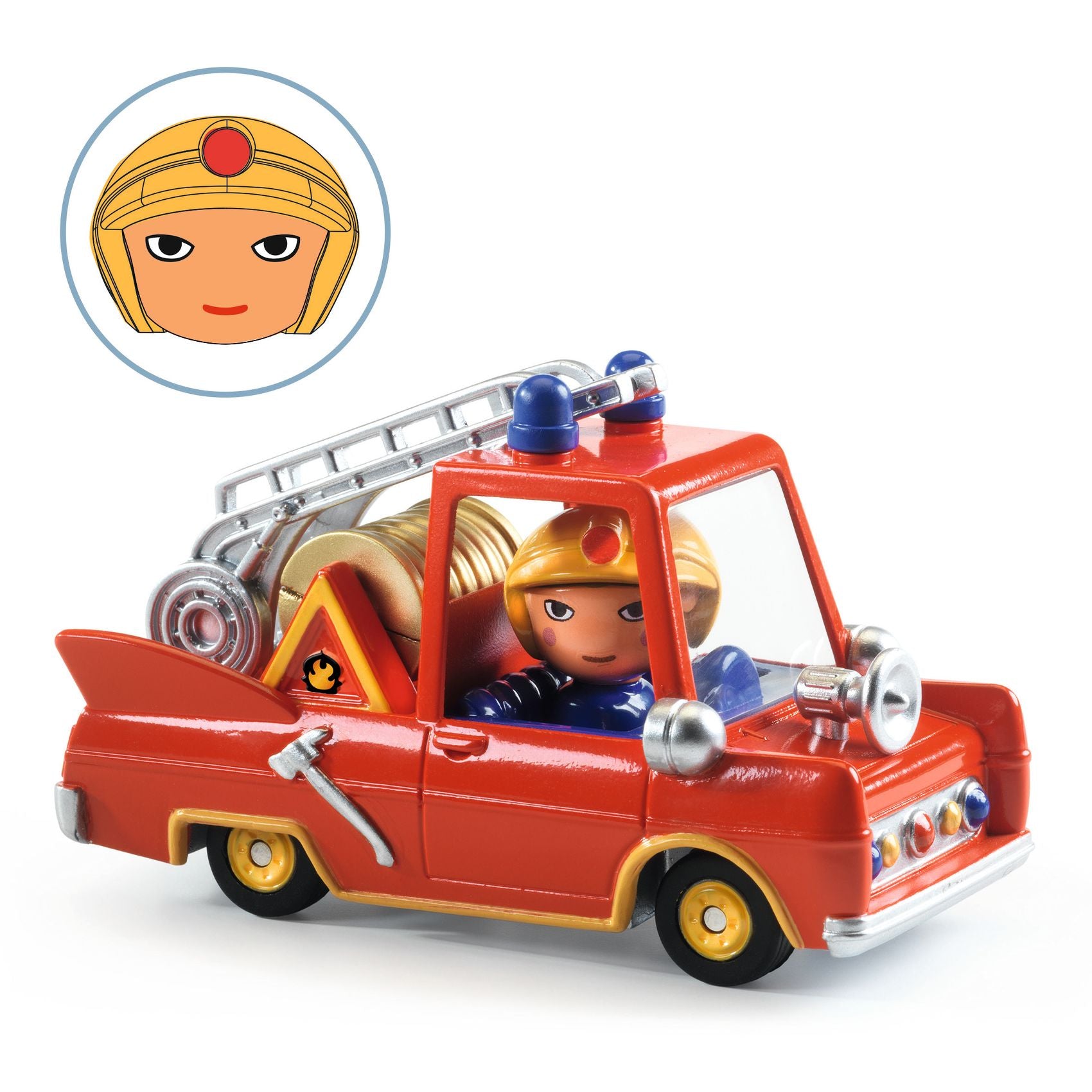 Djeco Djeco - Crazy Motors - Little Fire Truck - Pearls & Swines