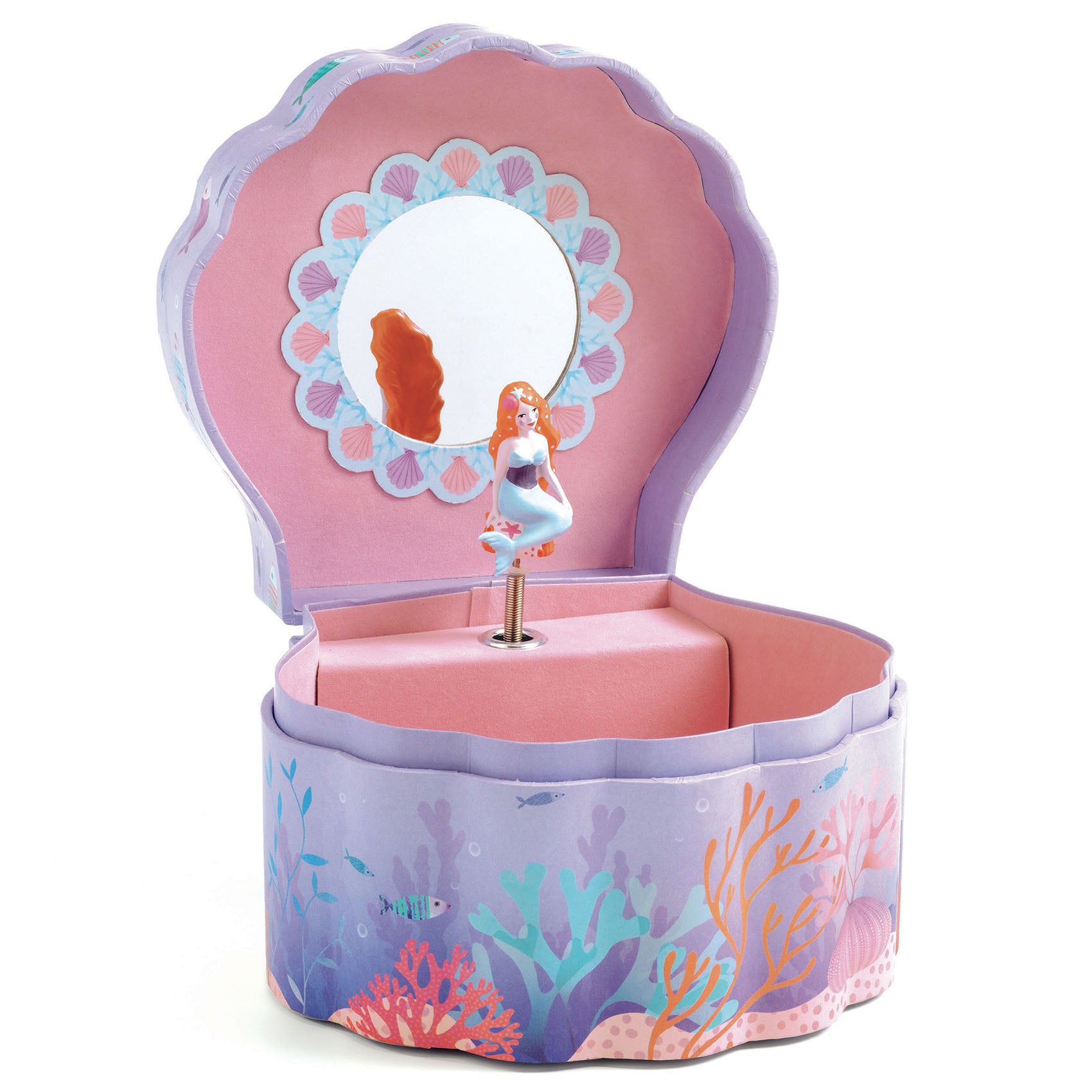Djeco Djeco Tune Box Cases - Enchanted mermaid - Pearls & Swines