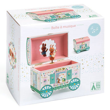 Djeco Djeco Tune Box Cases - Enchanted Caravan - Pearls & Swines