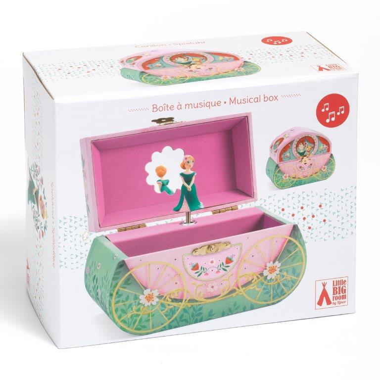 Djeco Djeco Musical Box - Carriage Ride - Pearls & Swines