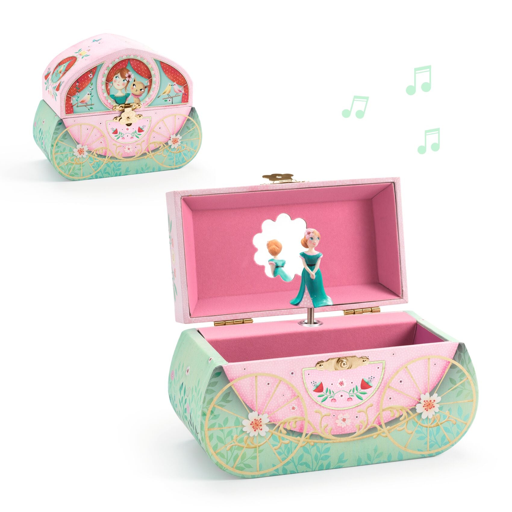 Djeco Djeco Musical Box - Carriage Ride - Pearls & Swines