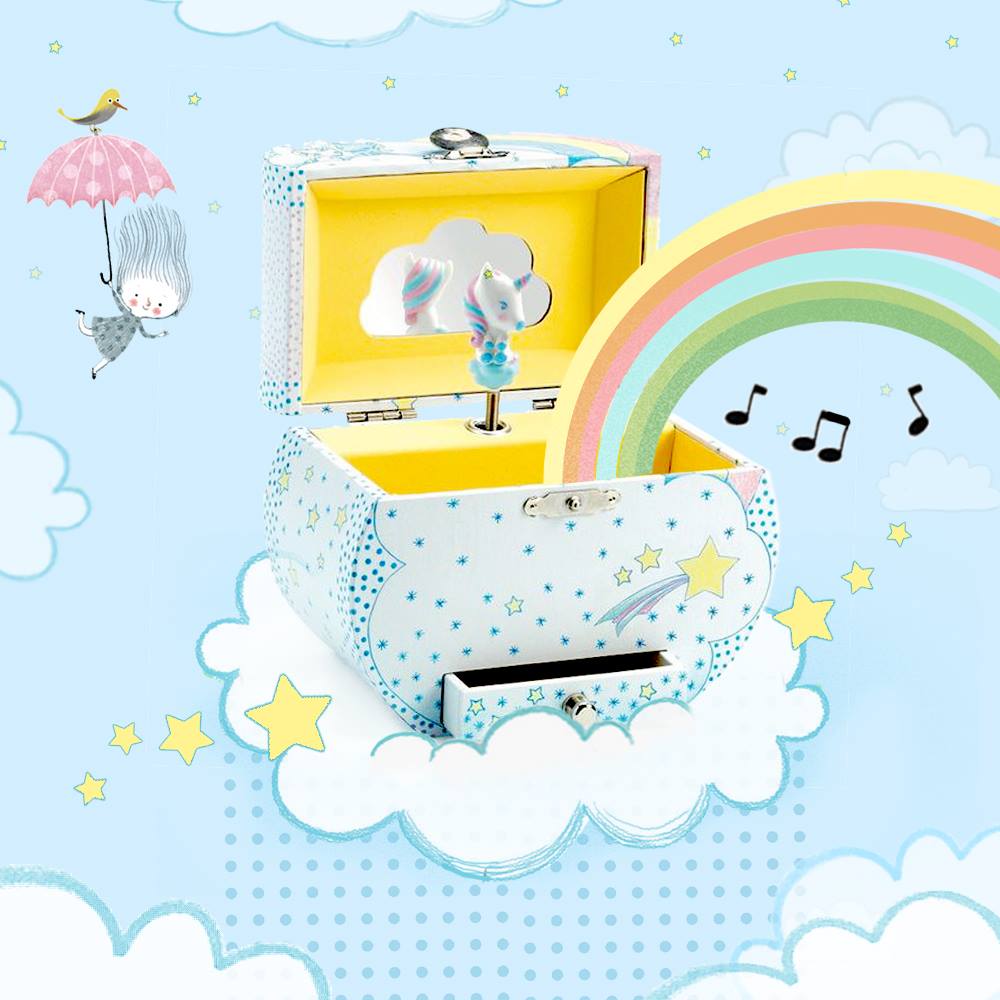 Djeco Djeco - Musical Box - Unicorns's Dream - Pearls & Swines