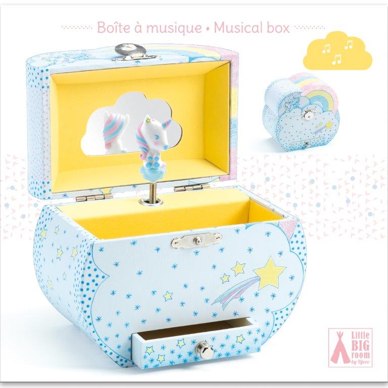 Djeco Djeco - Musical Box - Unicorns's Dream - Pearls & Swines