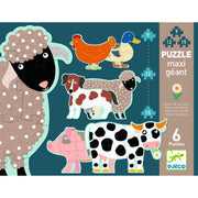 Djeco - Giant Puzzle - Honoré & Friends