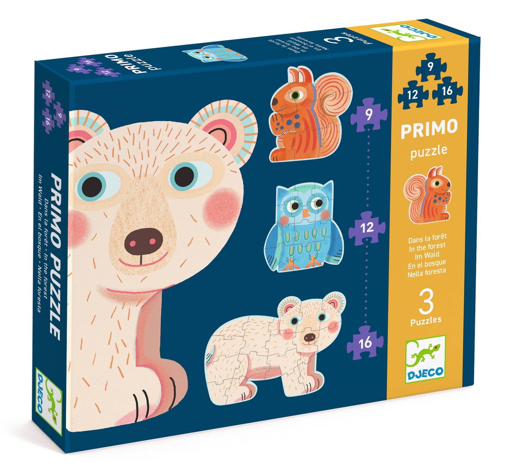 Djeco - Puzzle Primo - In the forest