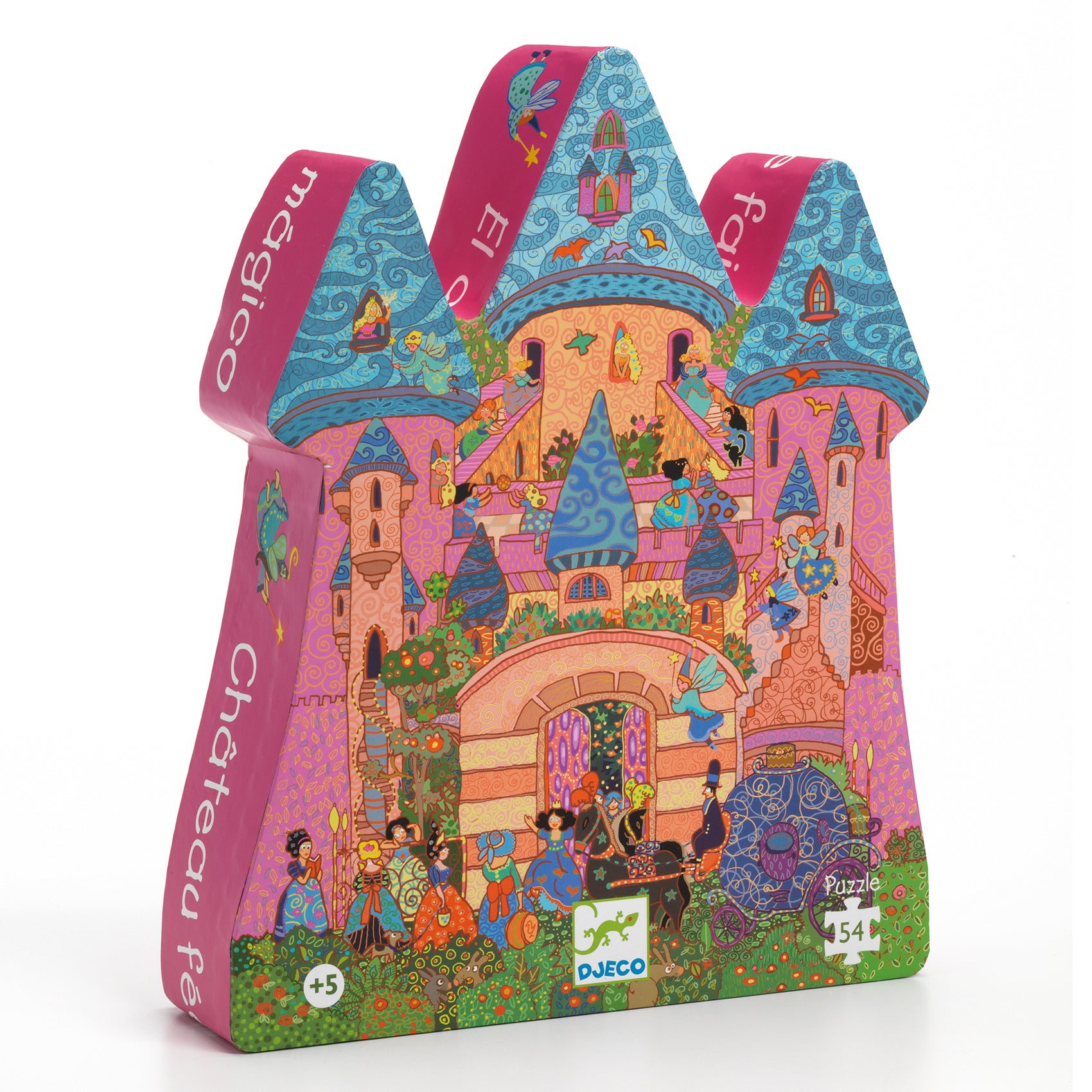 Djeco Djeco - Silhouette Puzzle - The Fairy Castle - Pearls & Swines