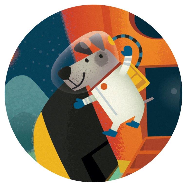 Djeco Djeco Silhouette Puzzle - Spaceship - Pearls & Swines