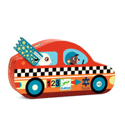 Djeco Djeco Silhouette Puzzle - The Racing Car - Pearls & Swines