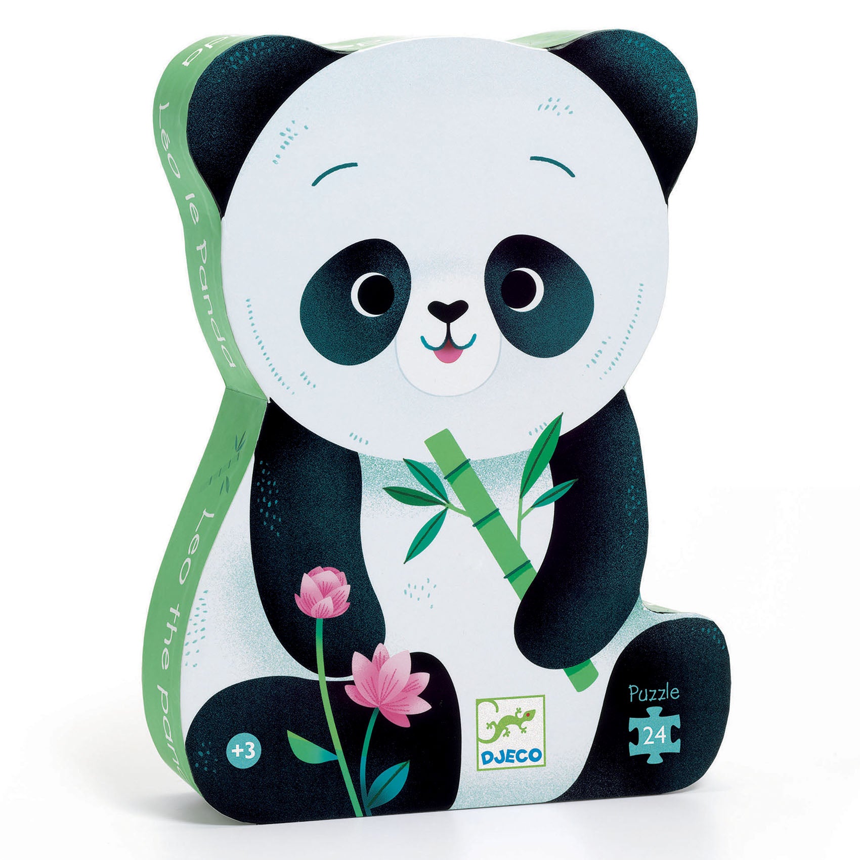 Djeco Djeco Silhouette Puzzle - Leo the Panda - Pearls & Swines