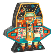Djeco Djeco - Silhouette Puzzle - Space Station - Pearls & Swines