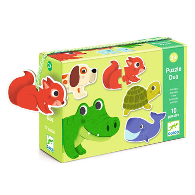 Djeco Djeco Puzzle Duo - Animals - Pearls & Swines