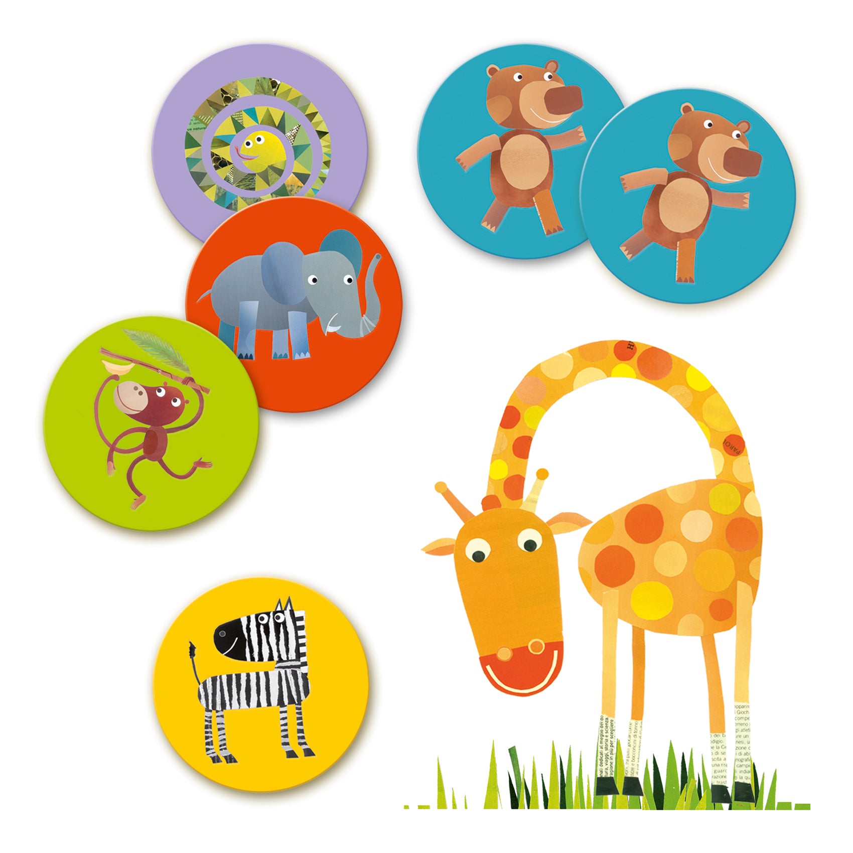Djeco Djeco Memo jungle - Pearls & Swines