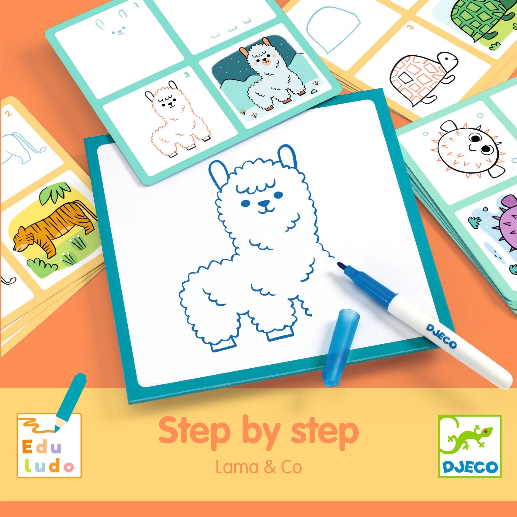 Djeco - Step by Step - Lama and Co