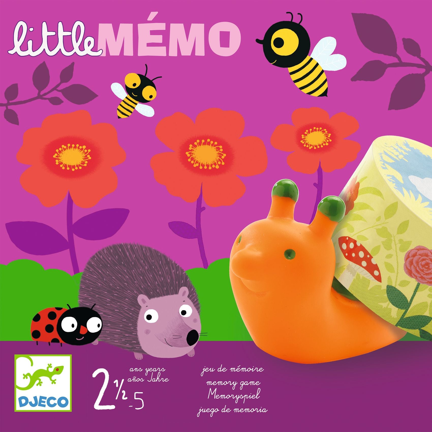 Djeco Djeco Little Mémo - Pearls & Swines