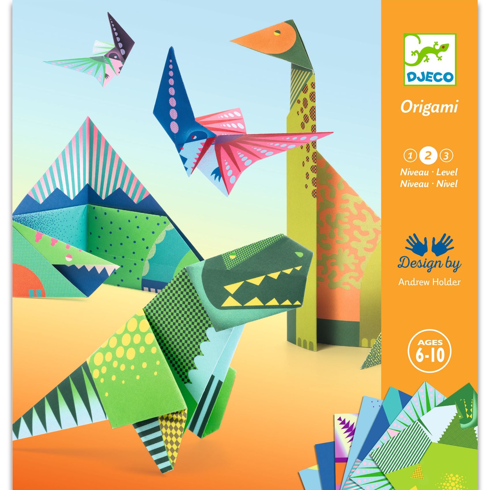 Djeco Djeco - Origami - Dinosaurs - Pearls & Swines