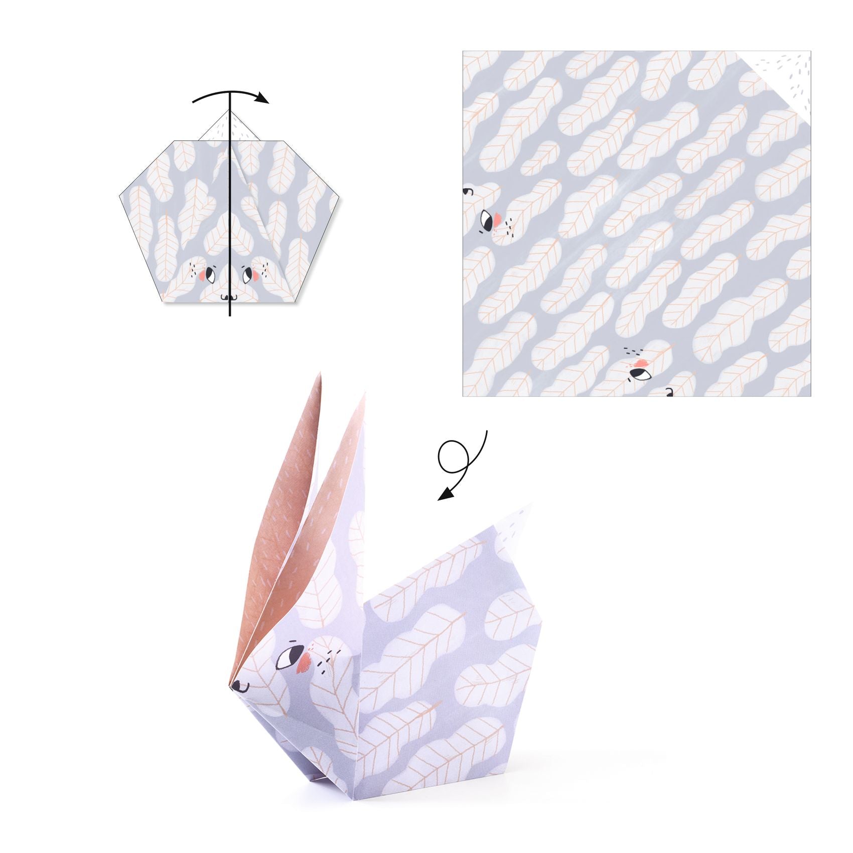 Djeco Djeco - Origami - Family - Pearls & Swines