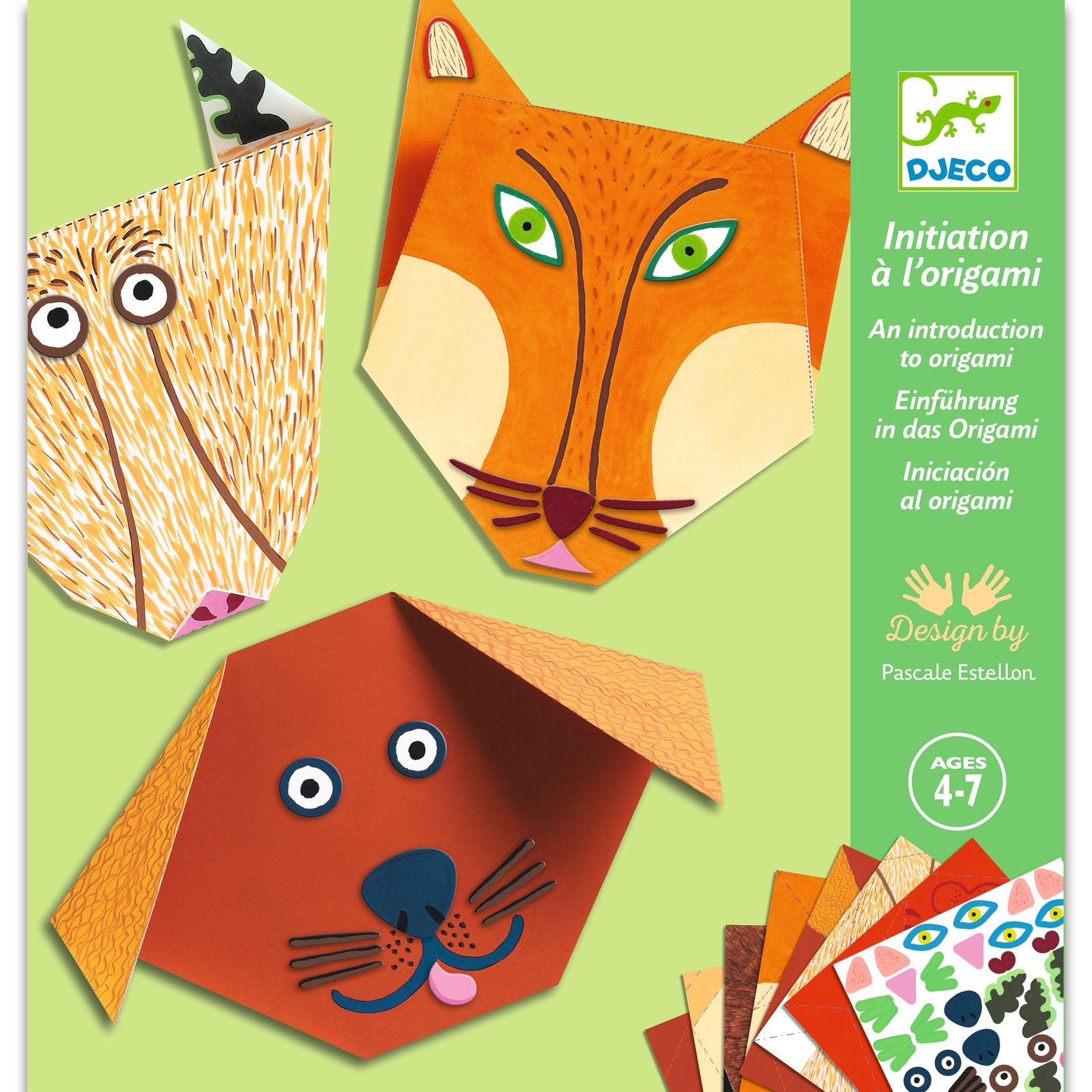 Djeco Djeco - Origami - Animals - Pearls & Swines