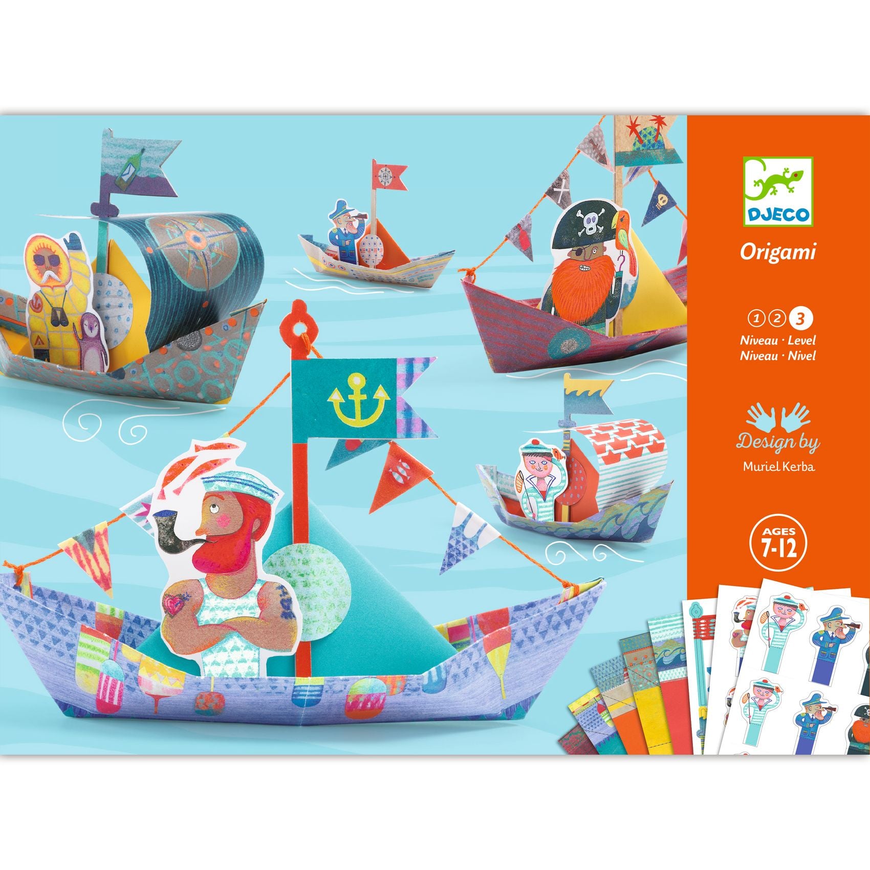 Djeco Djeco - Origami - Floating boats - Pearls & Swines