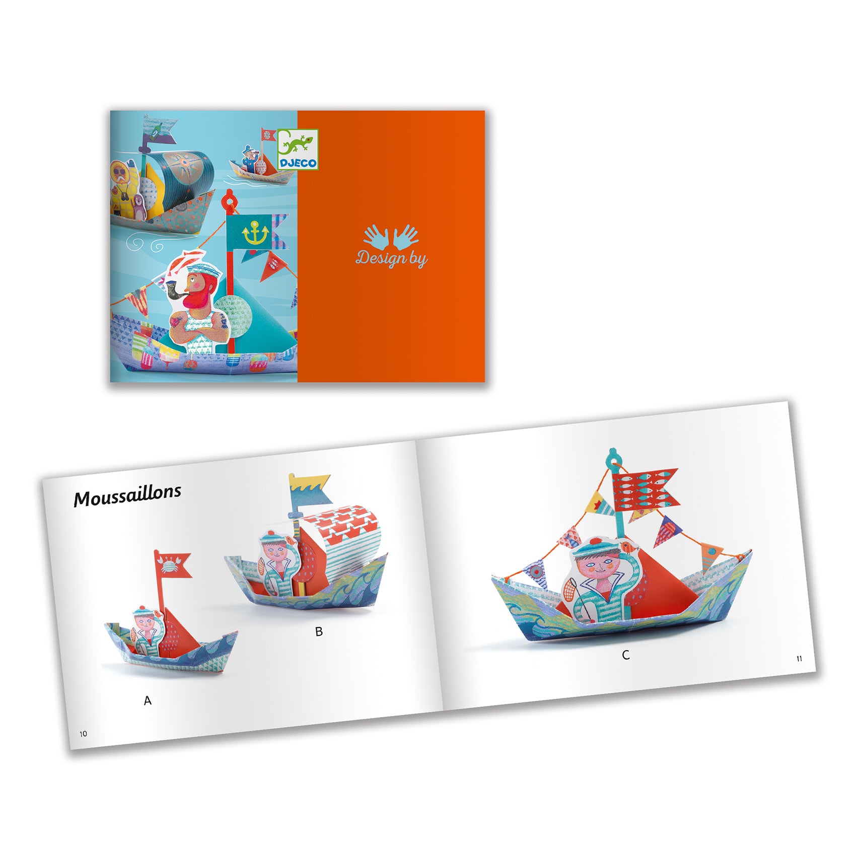 Djeco Djeco - Origami - Floating boats - Pearls & Swines