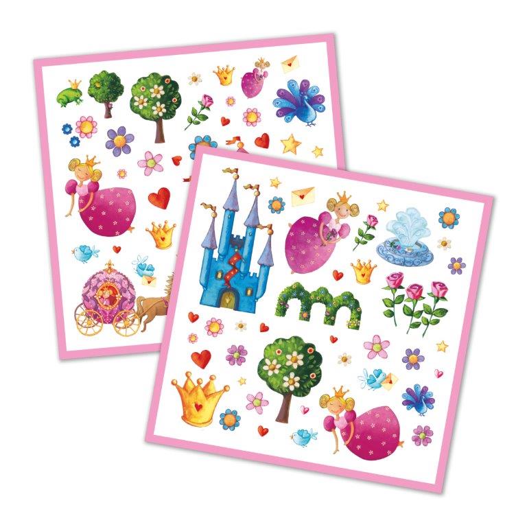Djeco Djeco - Stickers - Princess Marguerite - Pearls & Swines