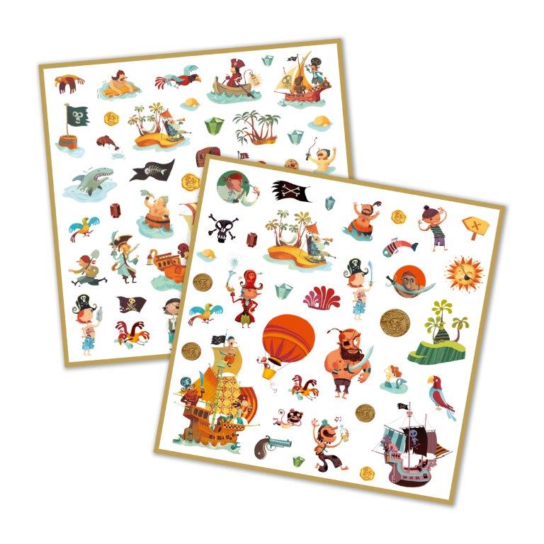 Djeco Djeco - Stickers - Pirates - Pearls & Swines
