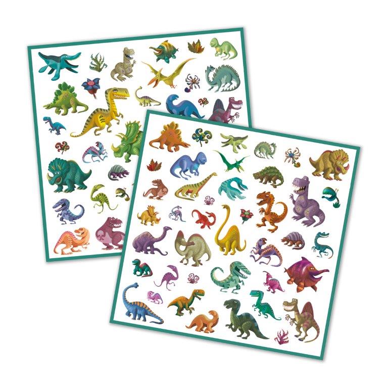 Djeco Djeco - Stickers - Dinosaurs - Pearls & Swines
