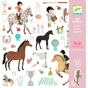 Djeco Djeco - Stickers - Horses - Pearls & Swines