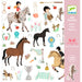 Djeco Djeco Stickers - Horses - Pearls & Swines