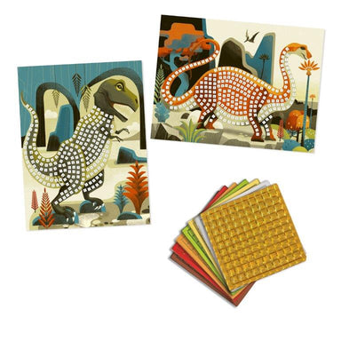 Djeco Djeco Mosaics - Dinosaurs - Pearls & Swines