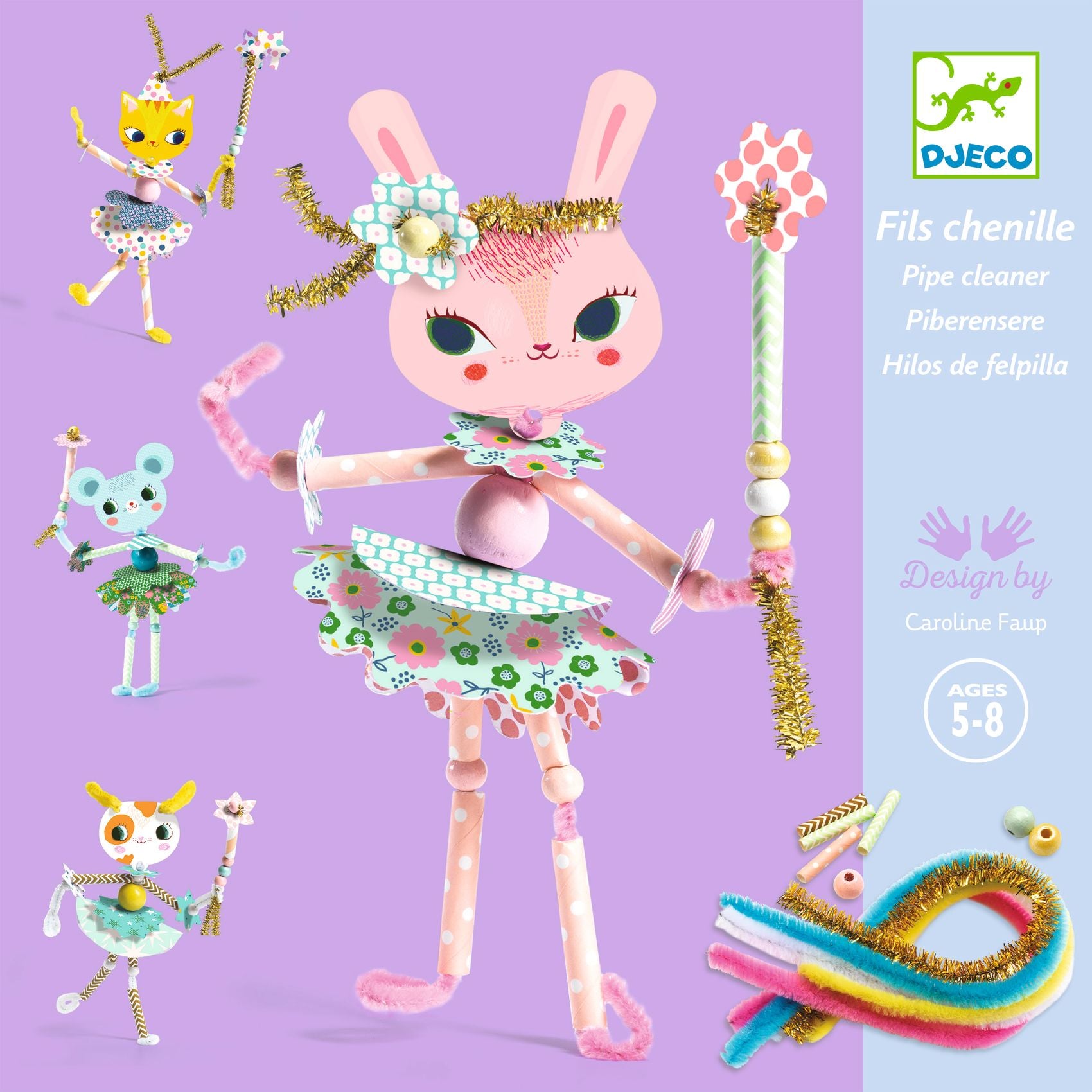 Djeco Djeco Paper Creations - Fairies - Pearls & Swines