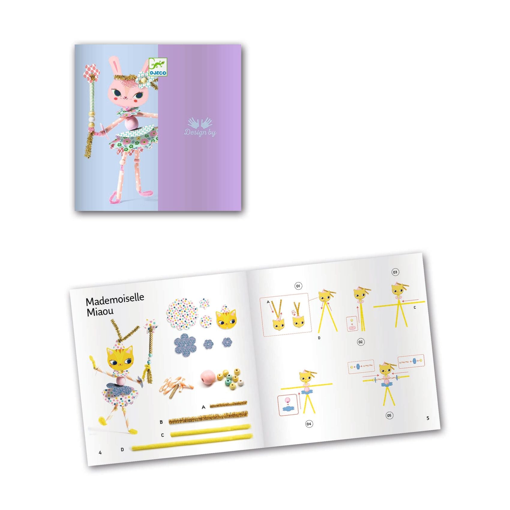 Djeco Djeco Paper Creations - Fairies - Pearls & Swines