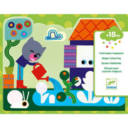 Djeco Djeco - Magic Colouring - Hidden in the Garden - Pearls & Swines