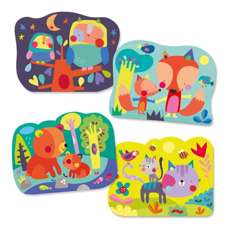 Djeco Djeco - Magic Colouring - Hidden in the Woods - Pearls & Swines